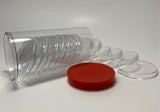 Coin Capsule Storage Tubes for Model "Y" Air-Tites #RED7806
