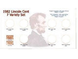 1982 Cent 7 Varieties