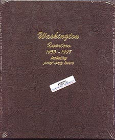 Dansco Album #8140 for Washington Quarters: 1932-1998 w/proofs