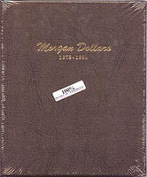 Dansco Album #7178 for Morgan Silver Dollars: 1878-1890