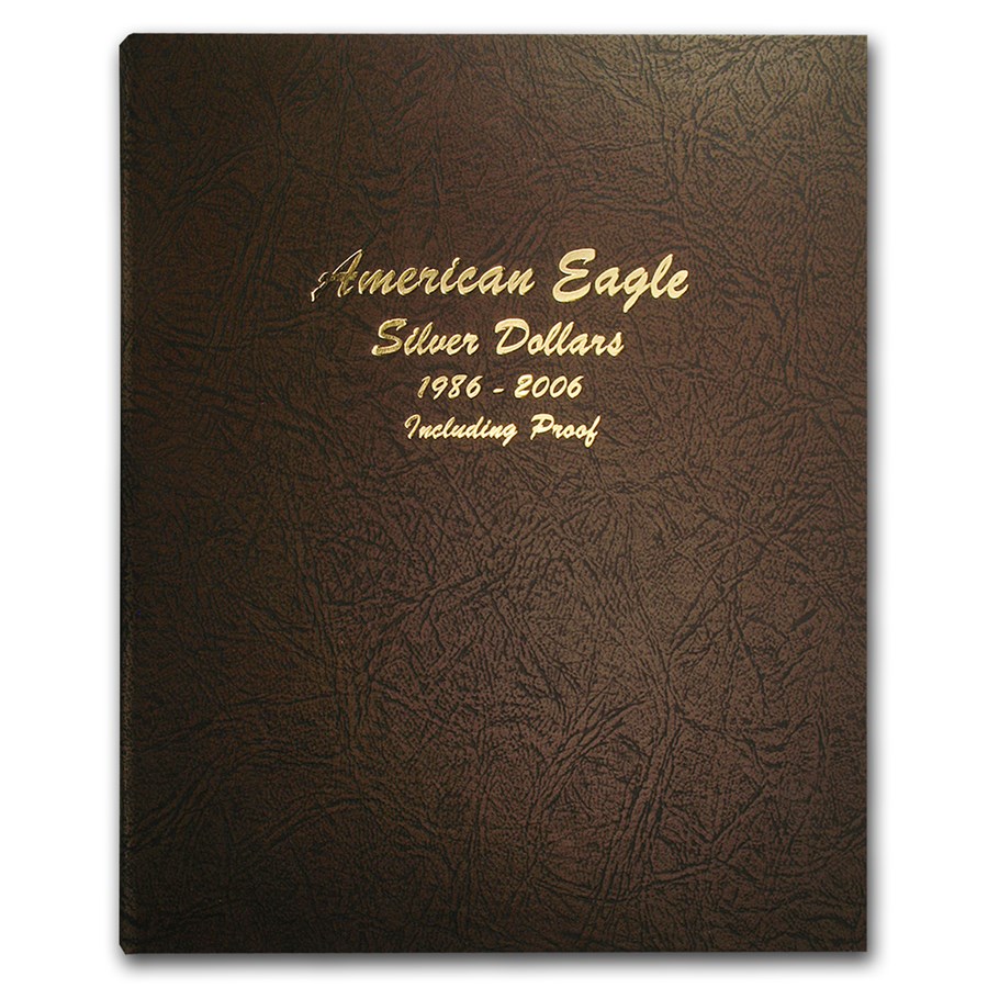 Dansco Album #8181 for American Silver Eagles: 1986-2006 w/proofs