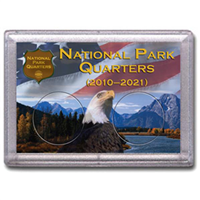 HE Harris Frosty Case: National Park Quarters Canyon/Eagle 2 Holes - 24mm / CLOSEOUT