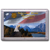 HE Harris Frosty Case: National Park Quarters Canyon/Eagle 6 Holes - 24mm  / CLOSEOUT