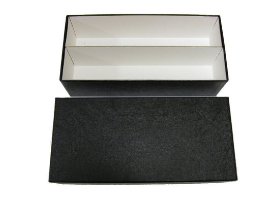 Black Double Row Slab Box