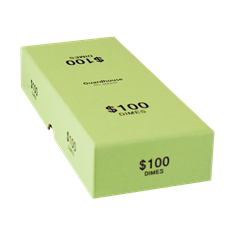 Green Box for bank rolled Dimes