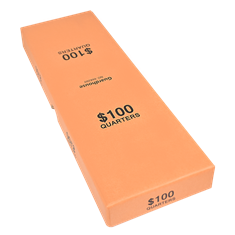 Orange Box for bank rolled Quarters