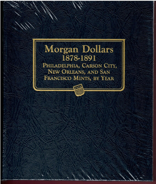 Whitman Albums: Morgan Silver Dollars -1878-1891 #9128