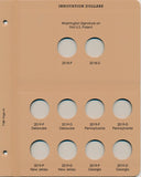 Dansco Album #7188 for Innovation Dollars 2018-2032 P&D Mints