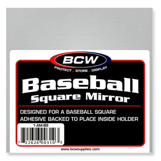 BCW Square Baseball Adhesive Mirror